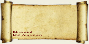 Isak Grbović vizit kartica